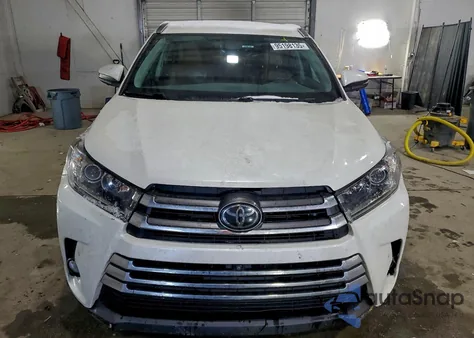 2018 Toyota Highlander Limited from USA, damaged, VIN 5TDDZRFH3JS867044